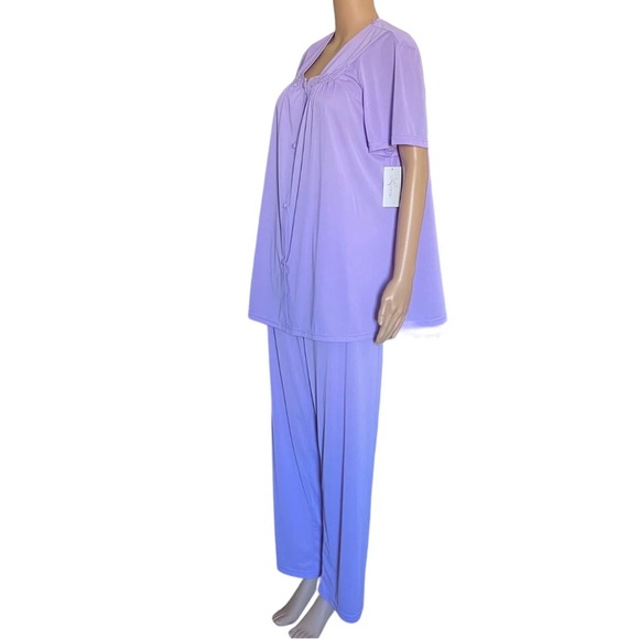 Líssome pijamas 2 pc set Woman’s Size L purple - Picture 3 of 10